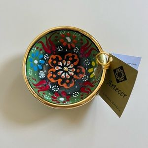 Hand-painted ceramic bowl